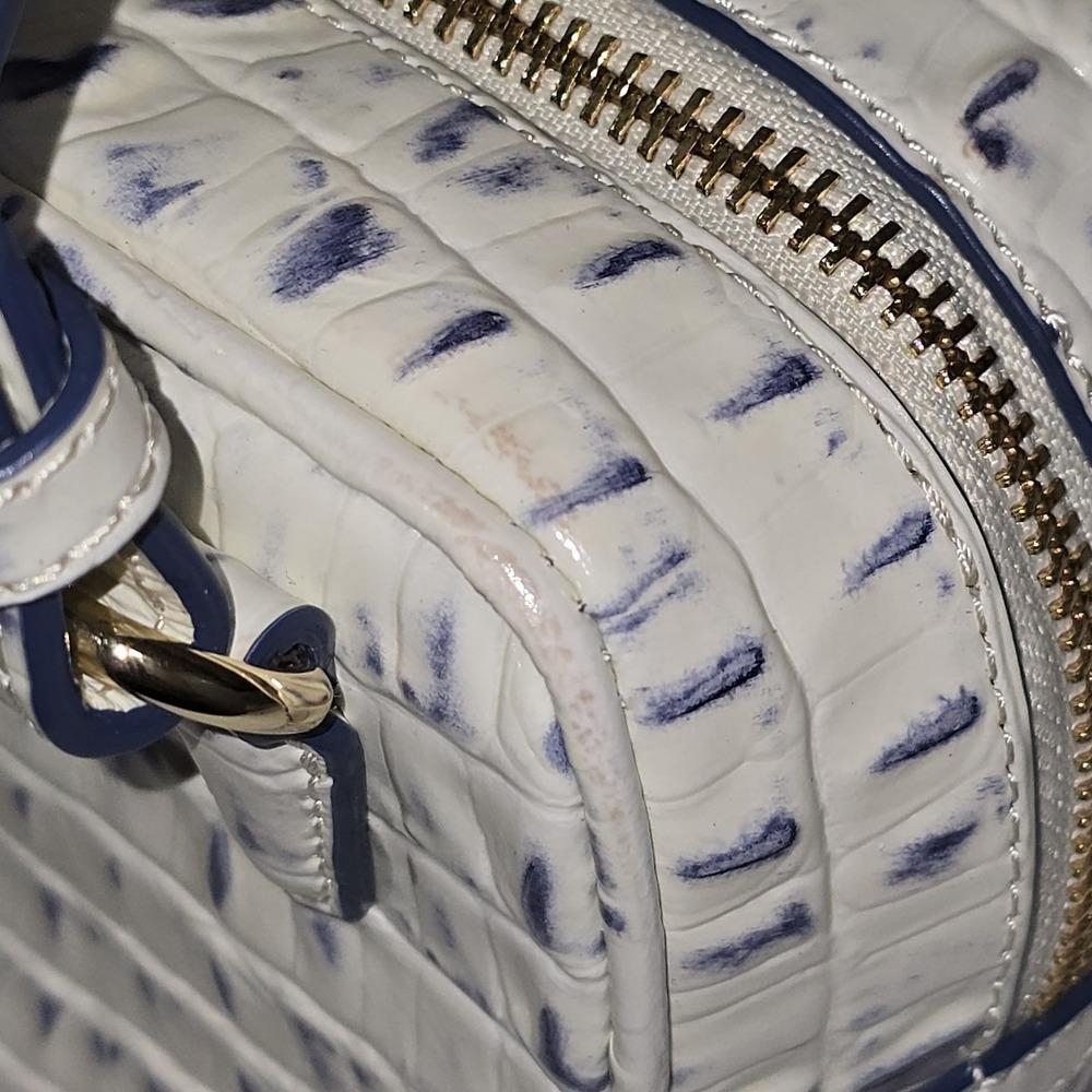 Brahmin Demi Crossbody Bag Marina La Scala Croc Embossed Leather Dillard's Exclu - Picture 13 of 16